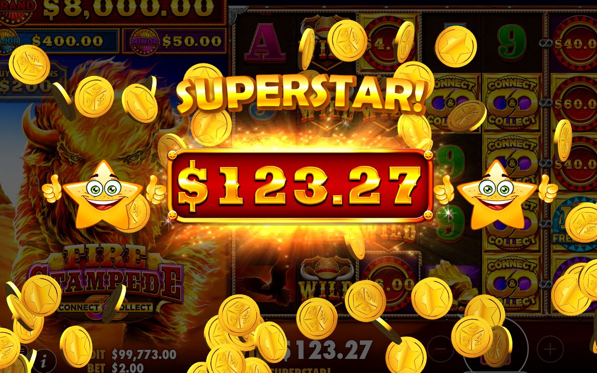 CONNECT and COLLECT chain paying out on the reels