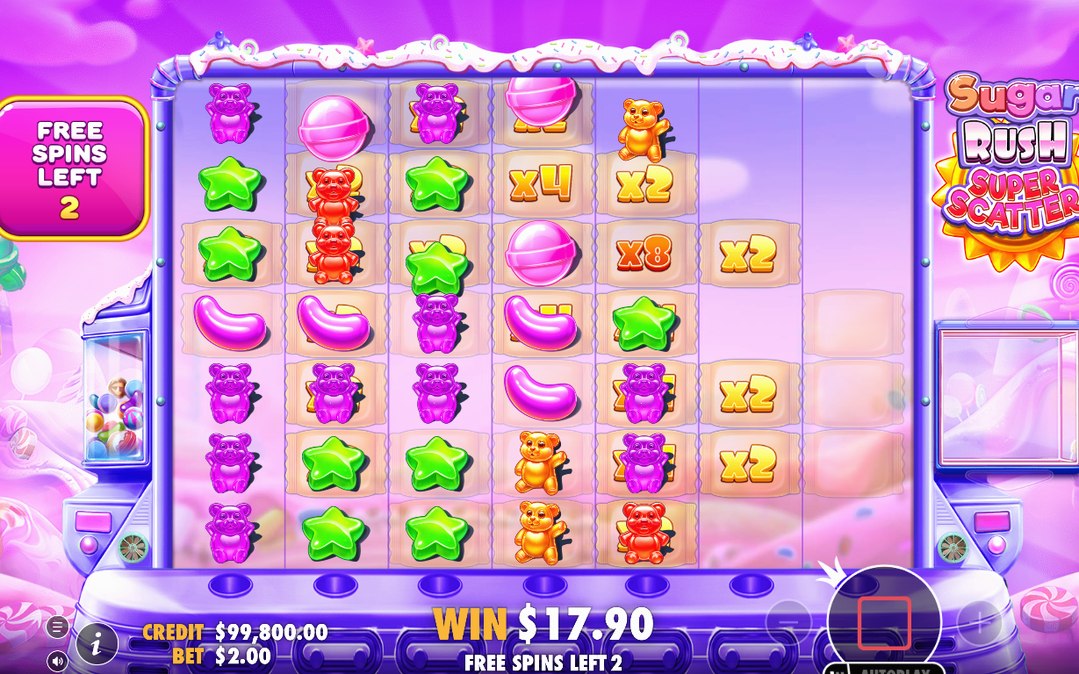 Free Spins round starting from scatter symbols