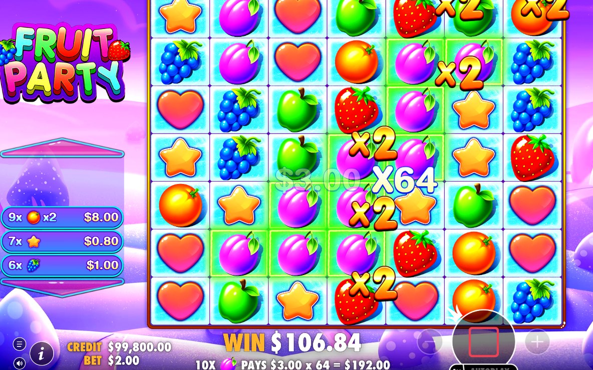 Free Spins start: 10 spins on candy-land night background