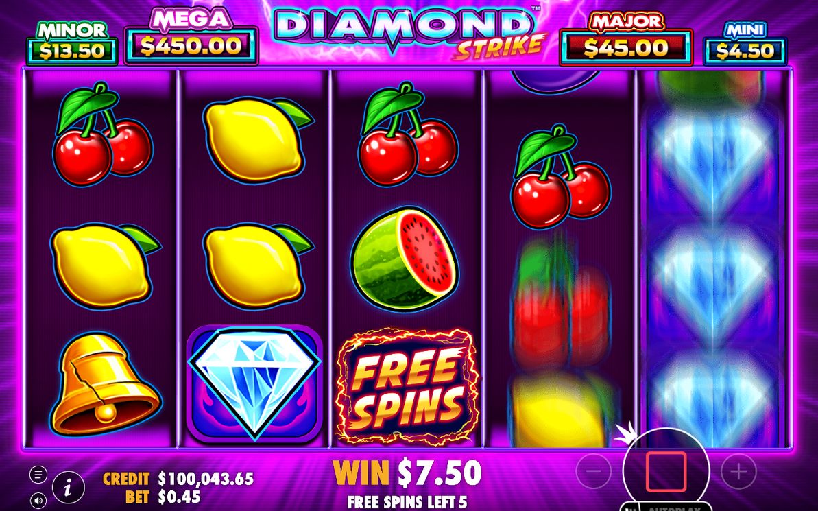 Retrigger screen adding 8 more spins mid-feature