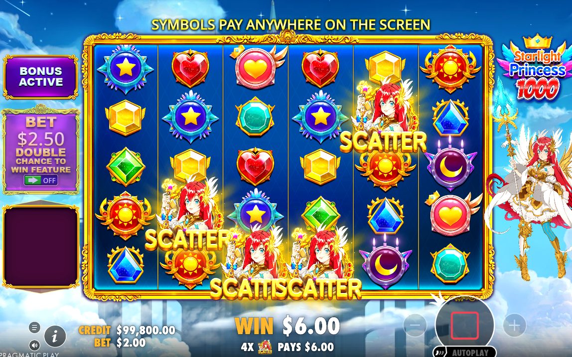 Multiplier orb hit during a tumble sequence