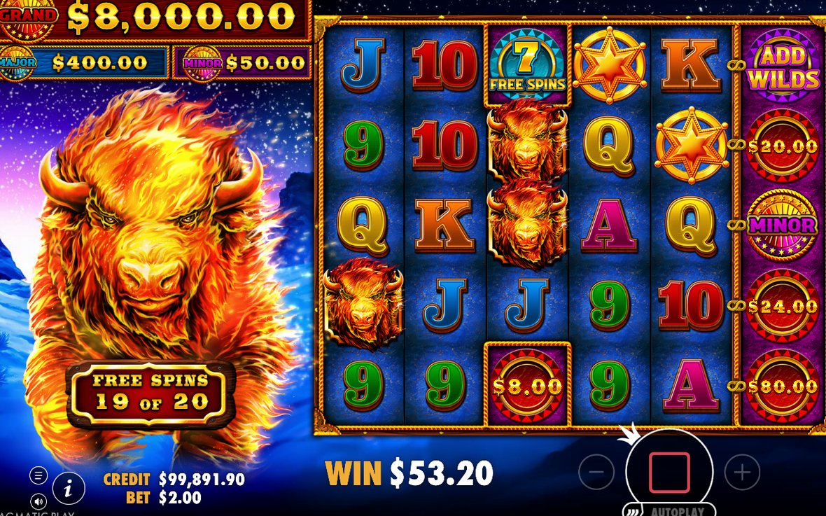 Free Spins round on the deep blue night sky background